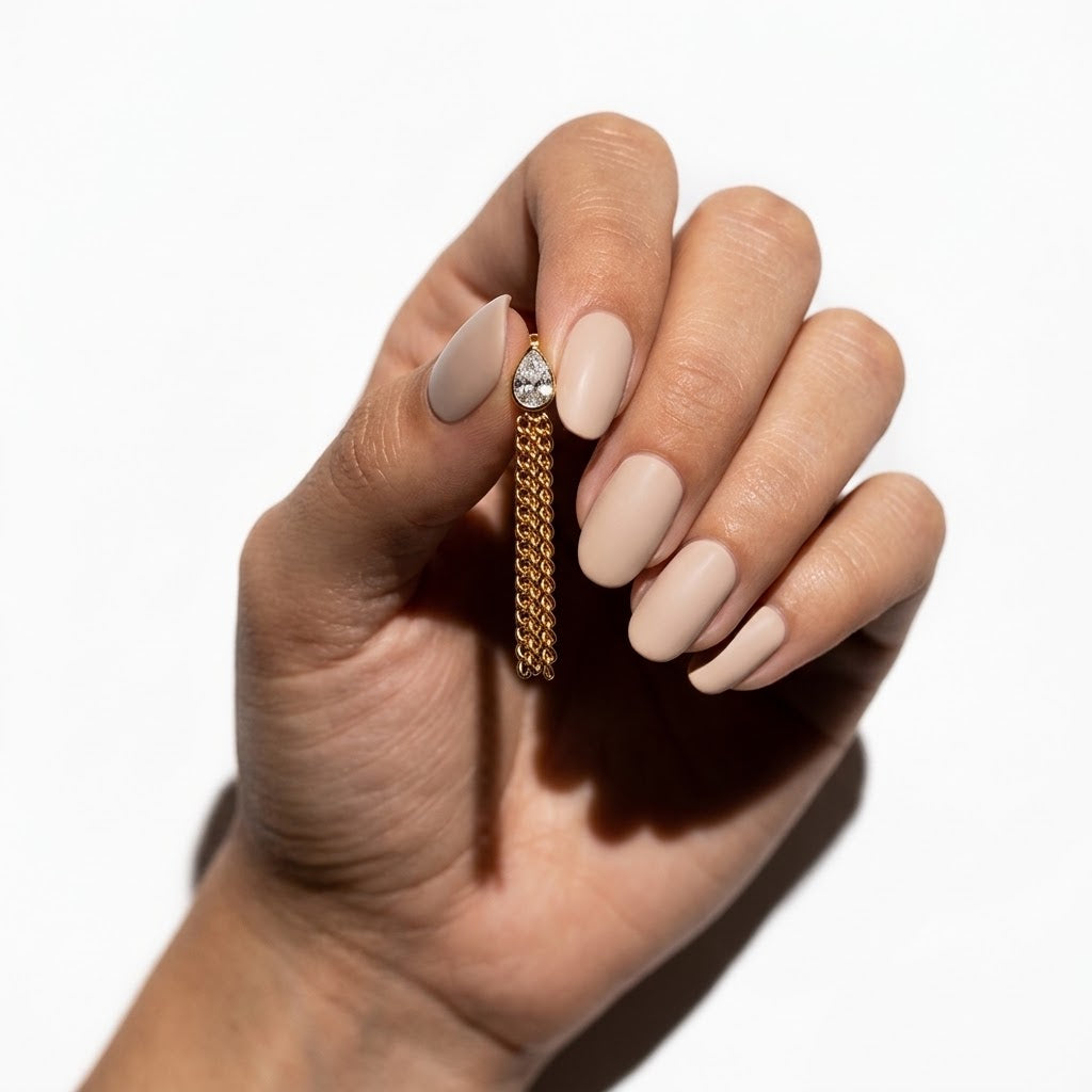 Stainless Steel Front-to-Back Draping Tassel Drops