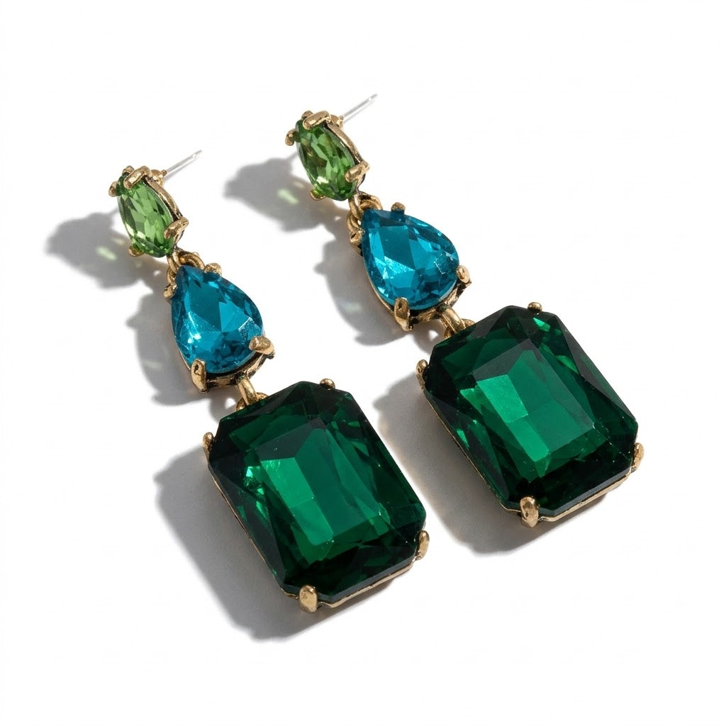 The Nova Glitter Ball Statement Earrings