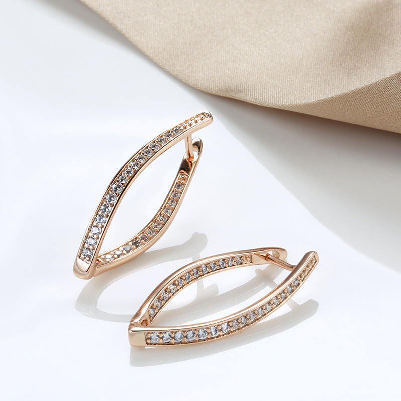 Marquise Aura Zircon Drop Earrings