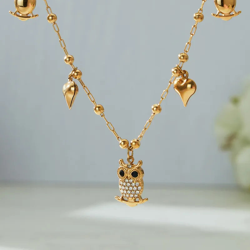 The Milano Vintage Sacred Heart & Medallion Charm Necklace