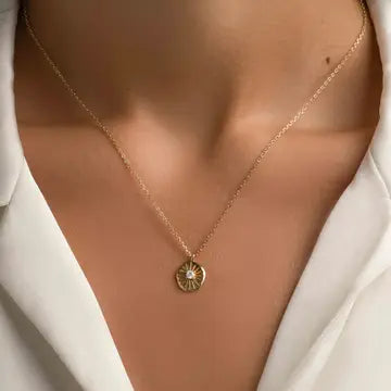Sunburst Medallion Necklace