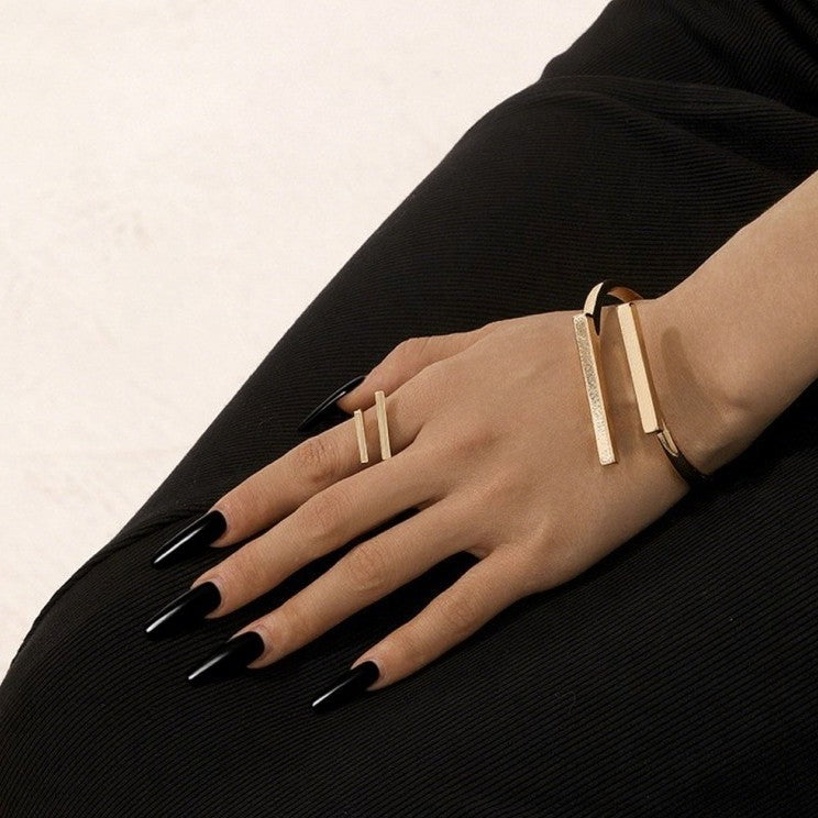 Geometric Statement Jewelry Suit