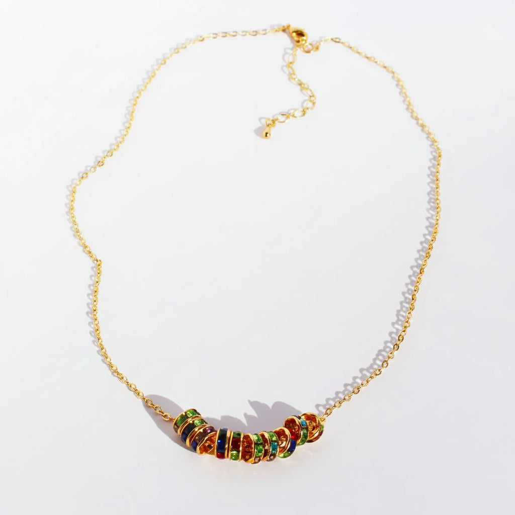 The Diana Vintage Emerald & Ruby Teardrop Pendant