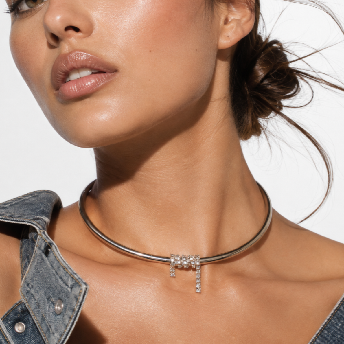 The Vienna Rigid Open-Collar Statement Necklace