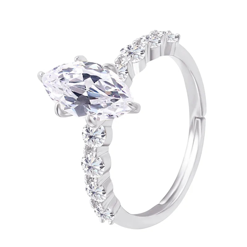 The Charlotte Marquise Pink Zircon Ring