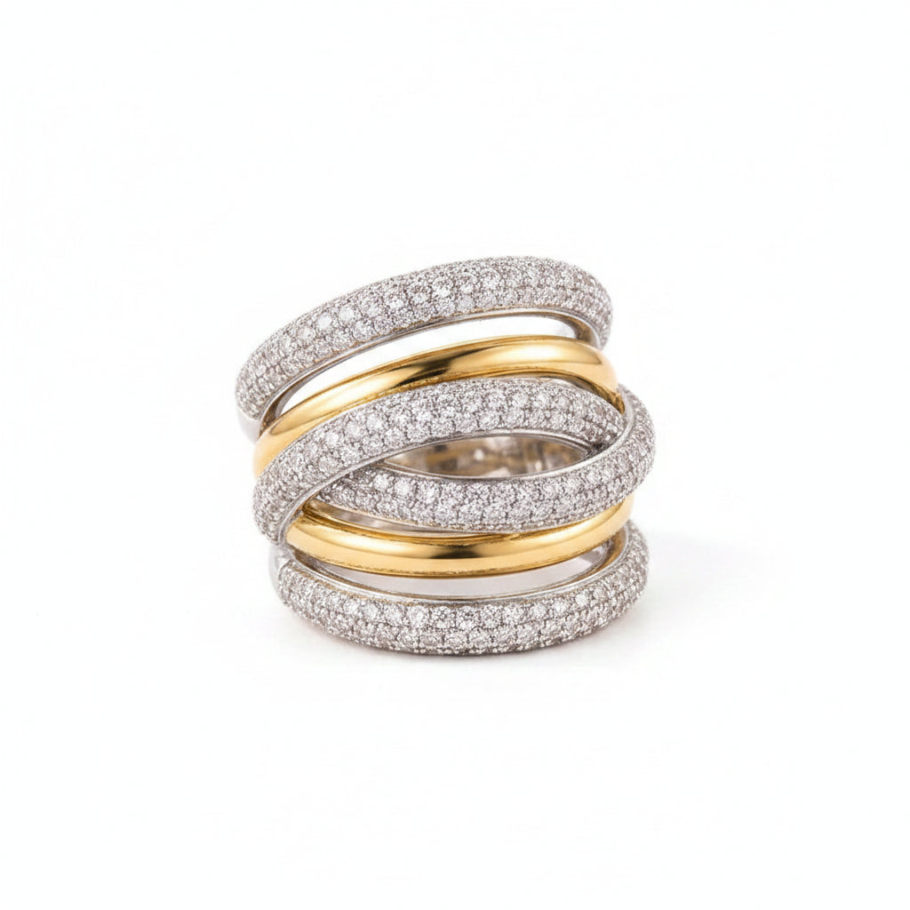 The Sovereign Chunky Multi-Layer Crossover Band