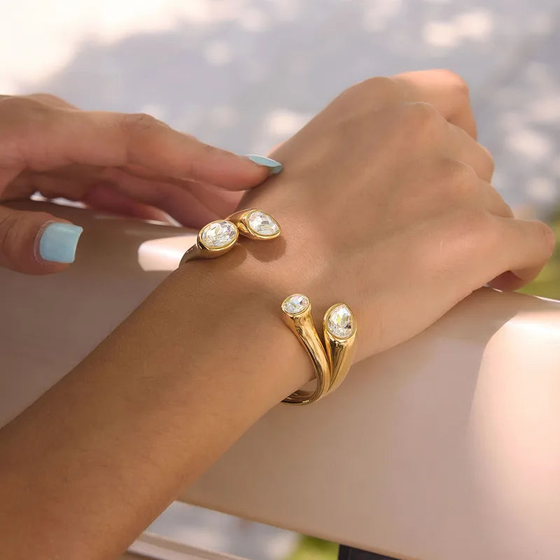 The Sorbonne Avant-Garde Contour PVD Coated Statement Band