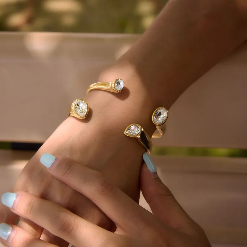 The Sorbonne Avant-Garde Contour PVD Coated Statement Band