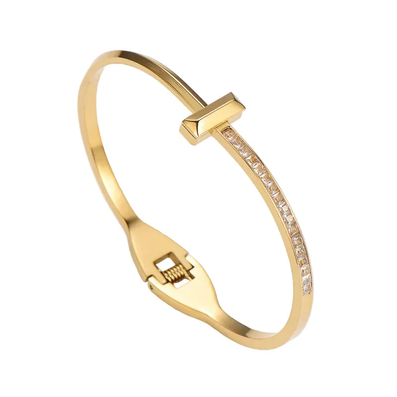 The Avenue Hexagon Statement Bangle