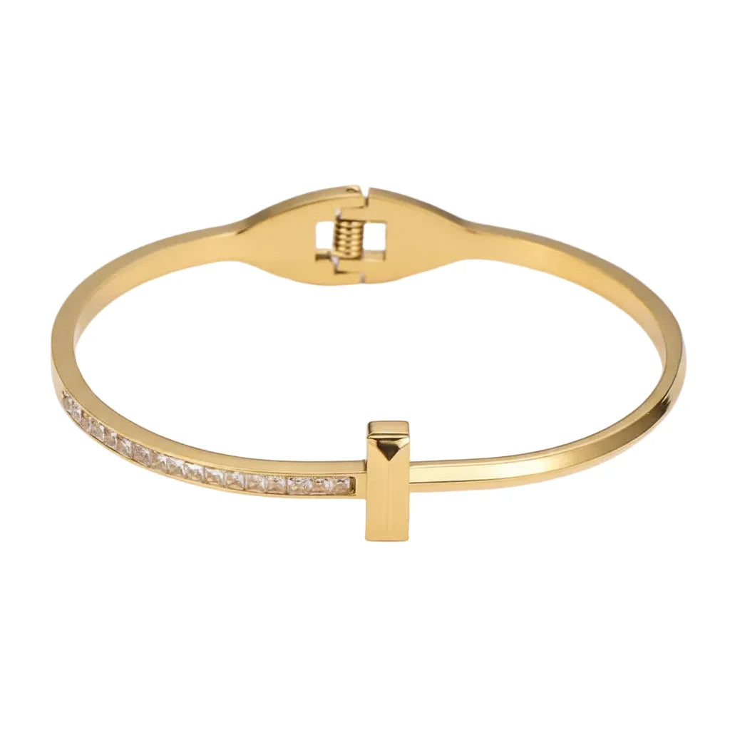 The Avenue Hexagon Statement Bangle