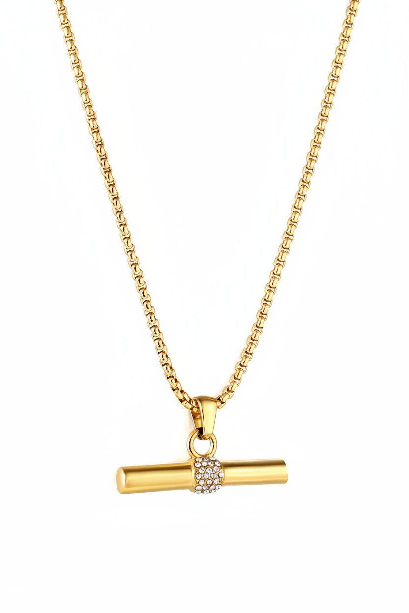 The Soleil Geometric Sunburst Statement Necklace