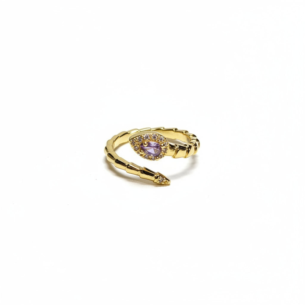 The Cleo Mystic Snake Adjustable Statement Ring