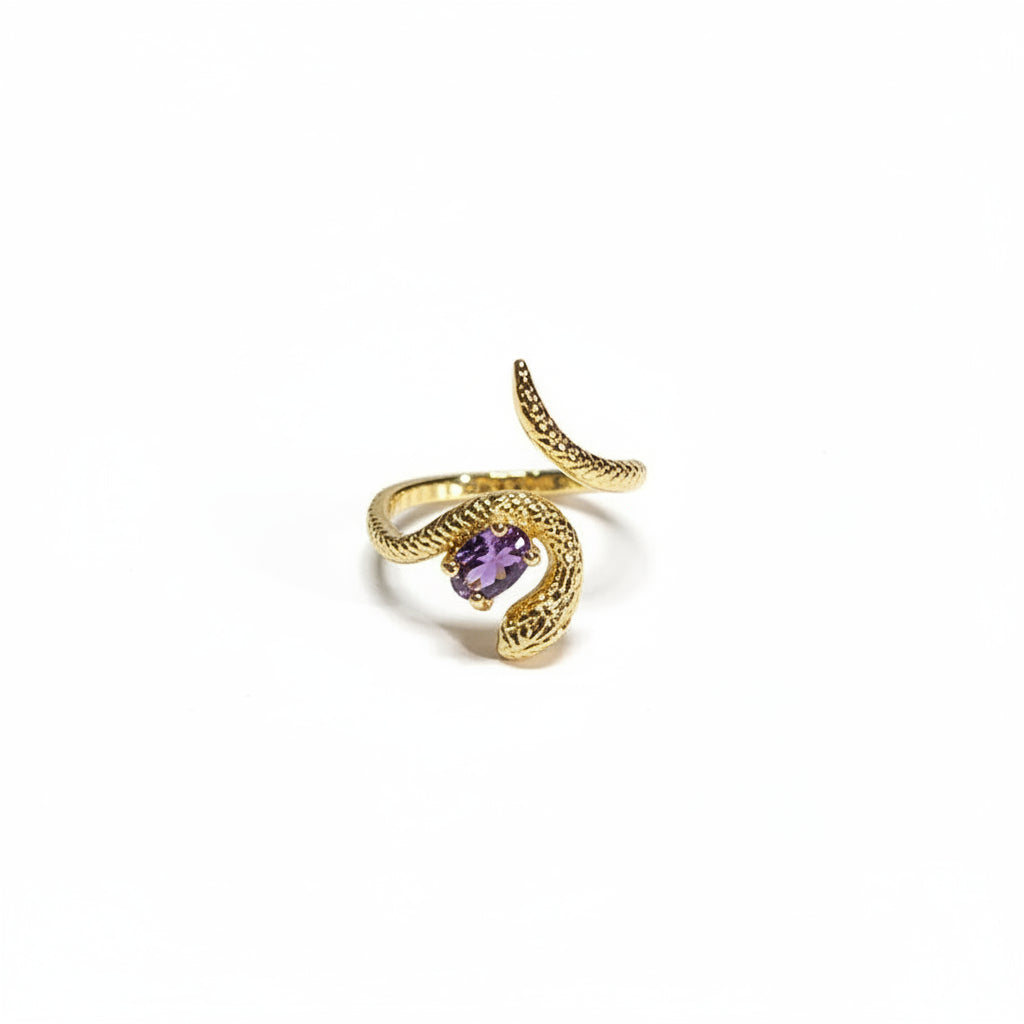 The Cleo Mystic Snake Adjustable Statement Ring