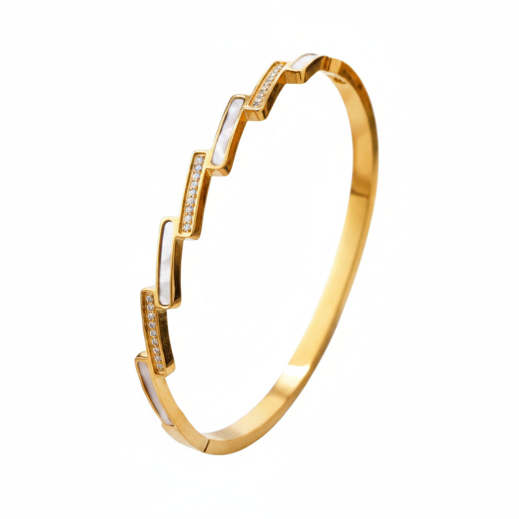 The Monaco Curated Bracelet Stack | 18K Gold Plated