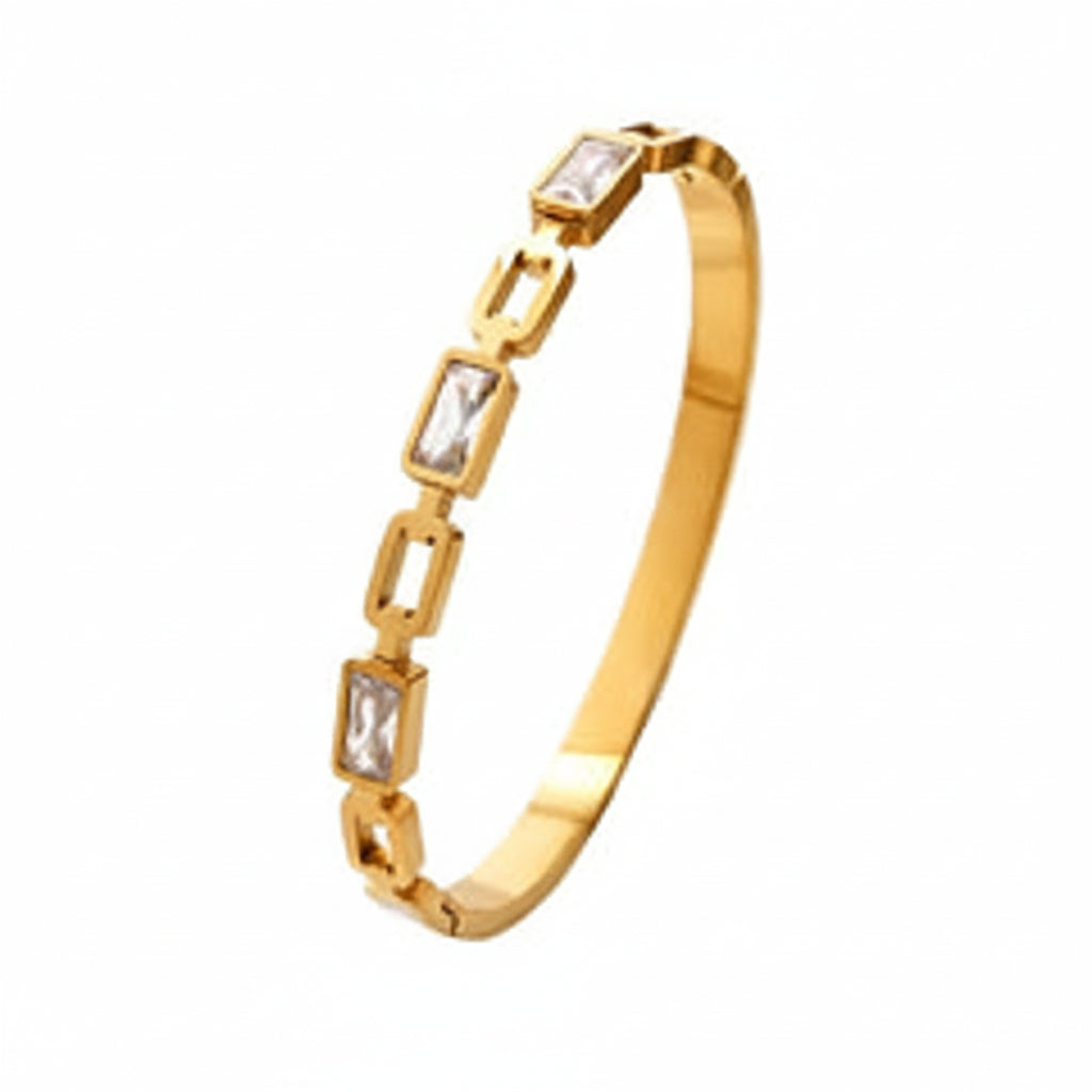 The Monaco Curated Bracelet Stack | 18K Gold Plated