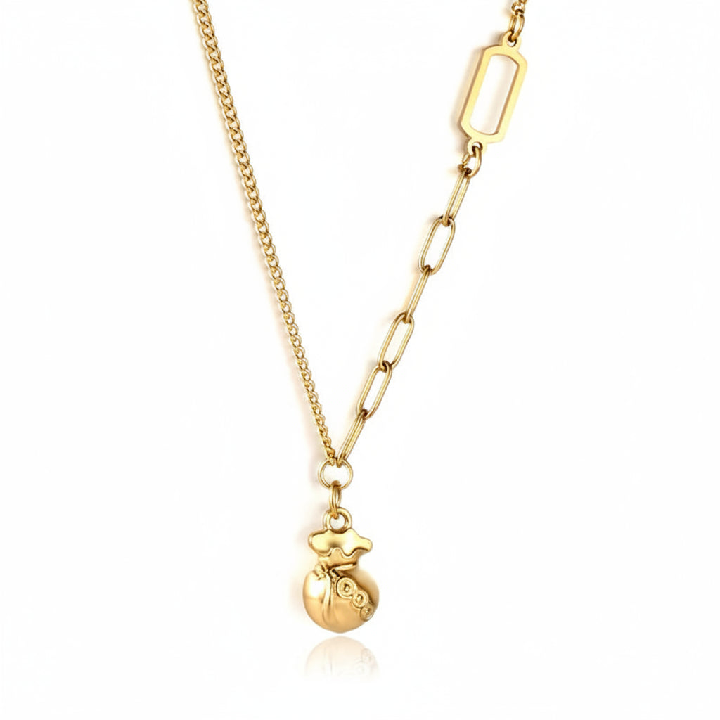 The Soleil Geometric Sunburst Statement Necklace
