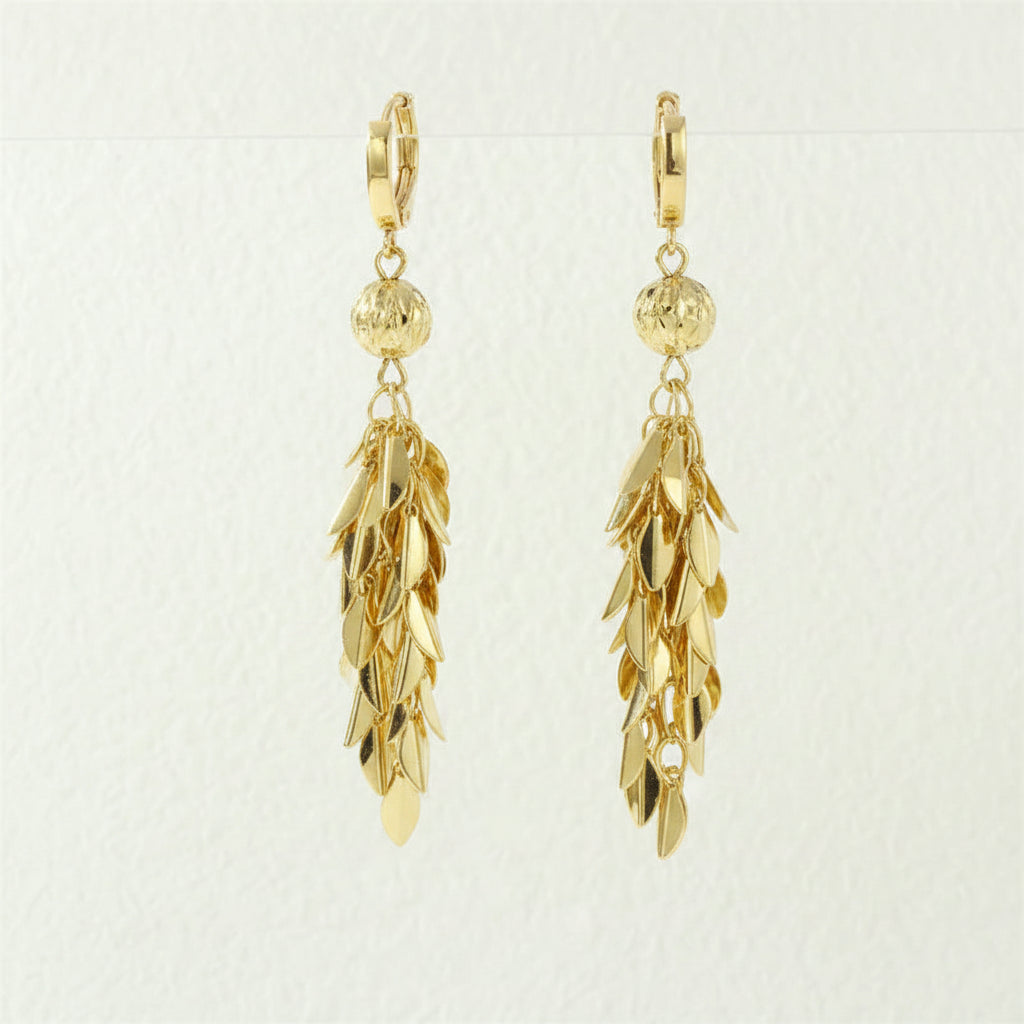 The Talia Slimming Metal Fringe Earrings