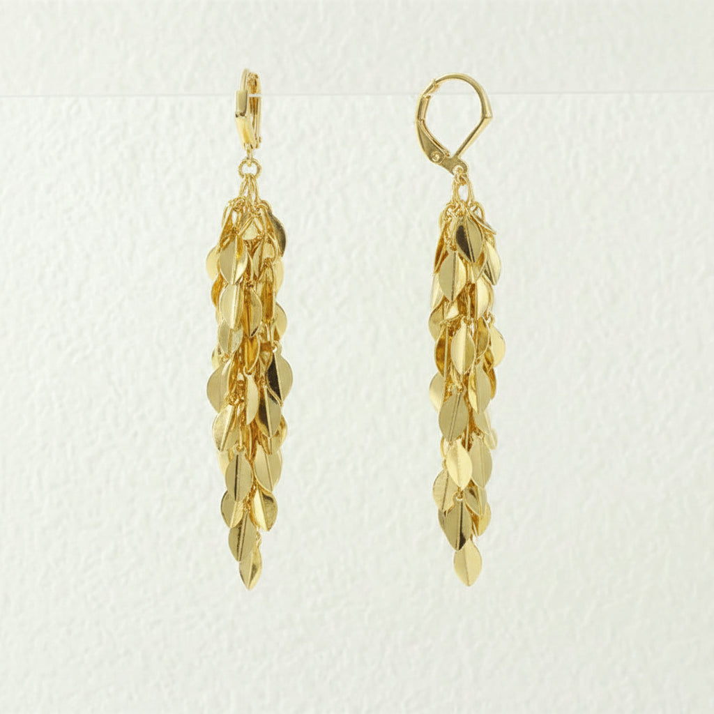 The Talia Slimming Metal Fringe Earrings