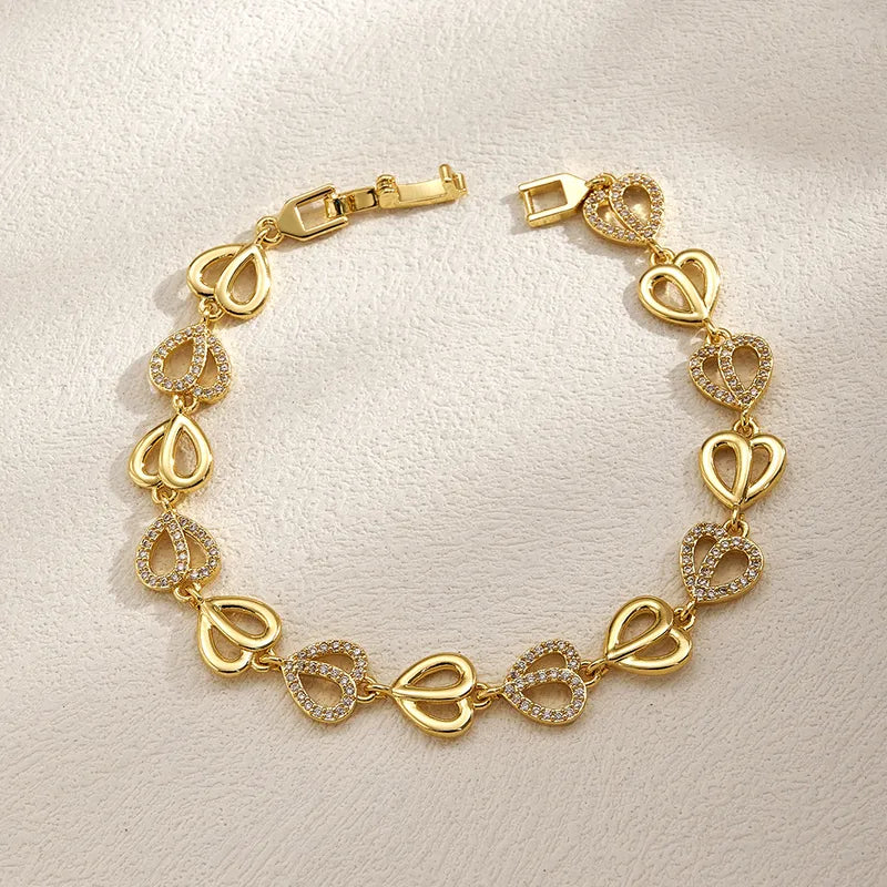 The Venetian Pave Geometric Statement Bracelet