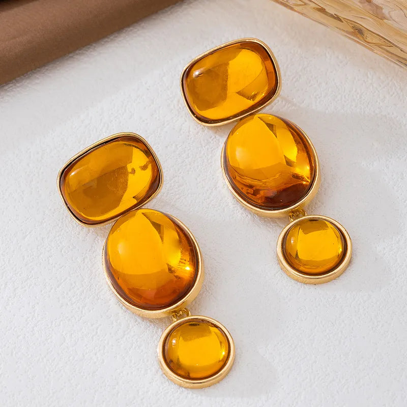 The Maeve Fluid Liquid Gold Statement Earrings