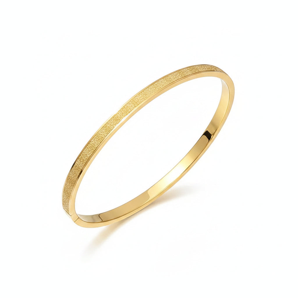 The Classic 18K Gold PVD Shimmer 4mm/6mm Bangle