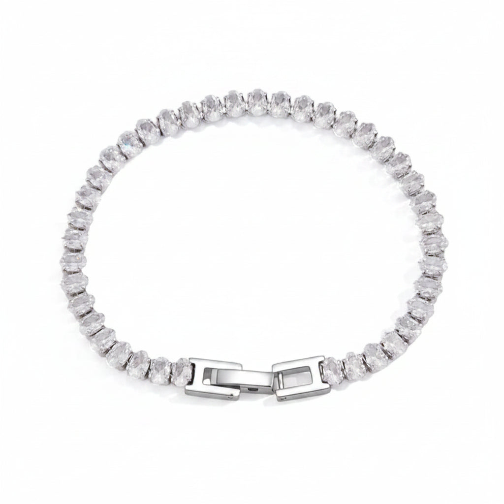 The Eternity Life-Proof PVD Coated Geometric Tennis Chain
