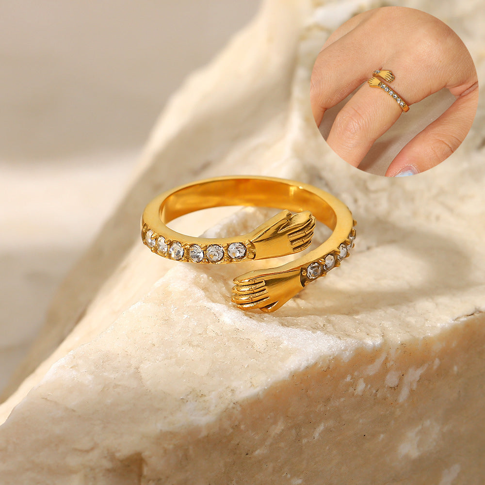 Amaryllis Minimalist Golden Band