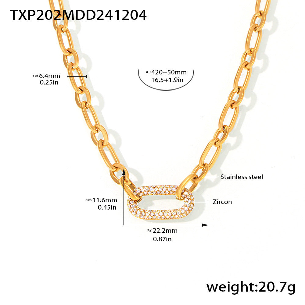 Midnight Pavé Link Set - Necklace & Bracelet