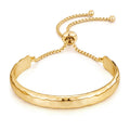 Léna Minimalist Twisted Link Bracelet - Adjustable
