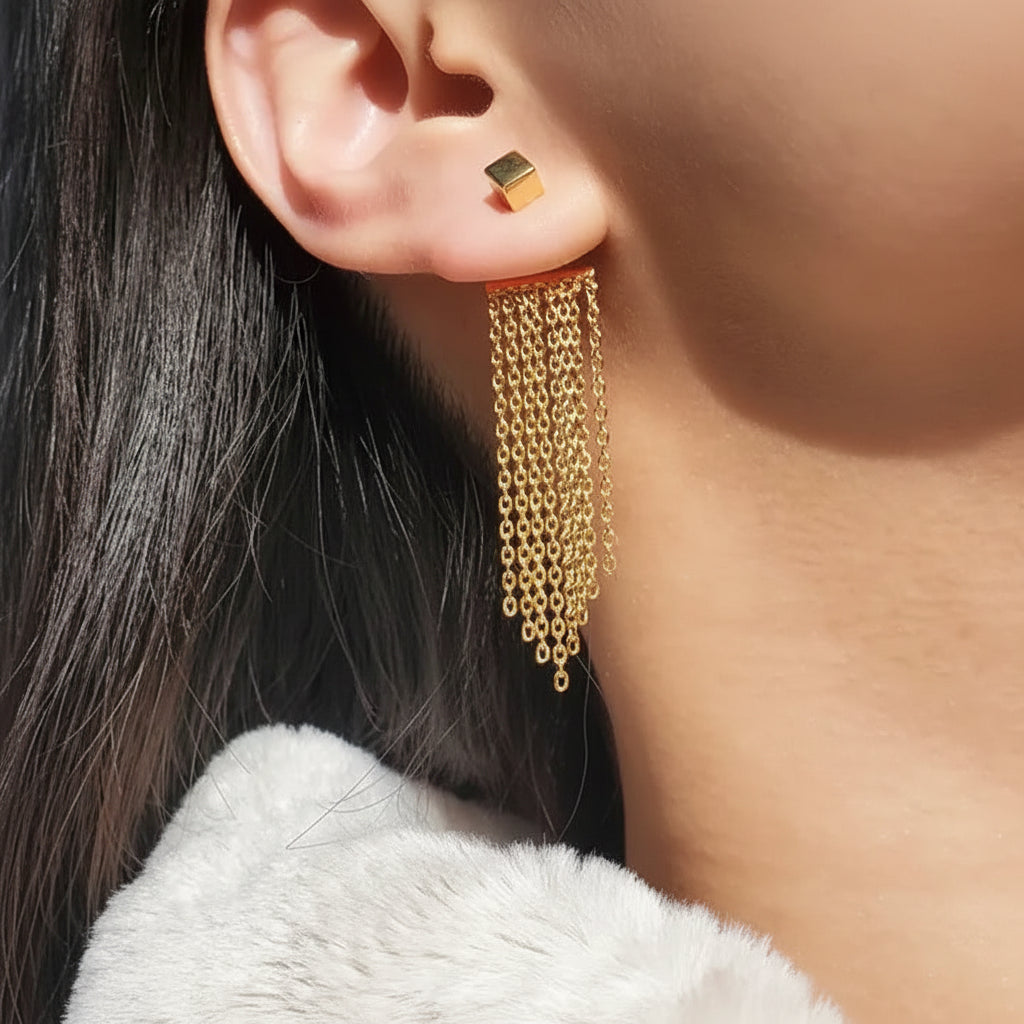Chain Drop Ear Jackets