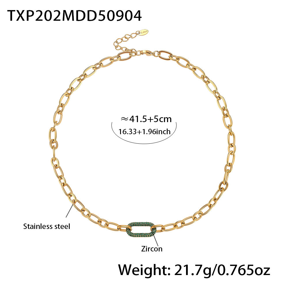 Midnight Pavé Link Set - Necklace & Bracelet