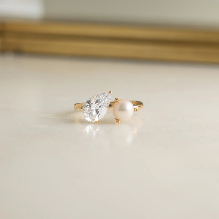 Toi Et Moi Pearl Ring