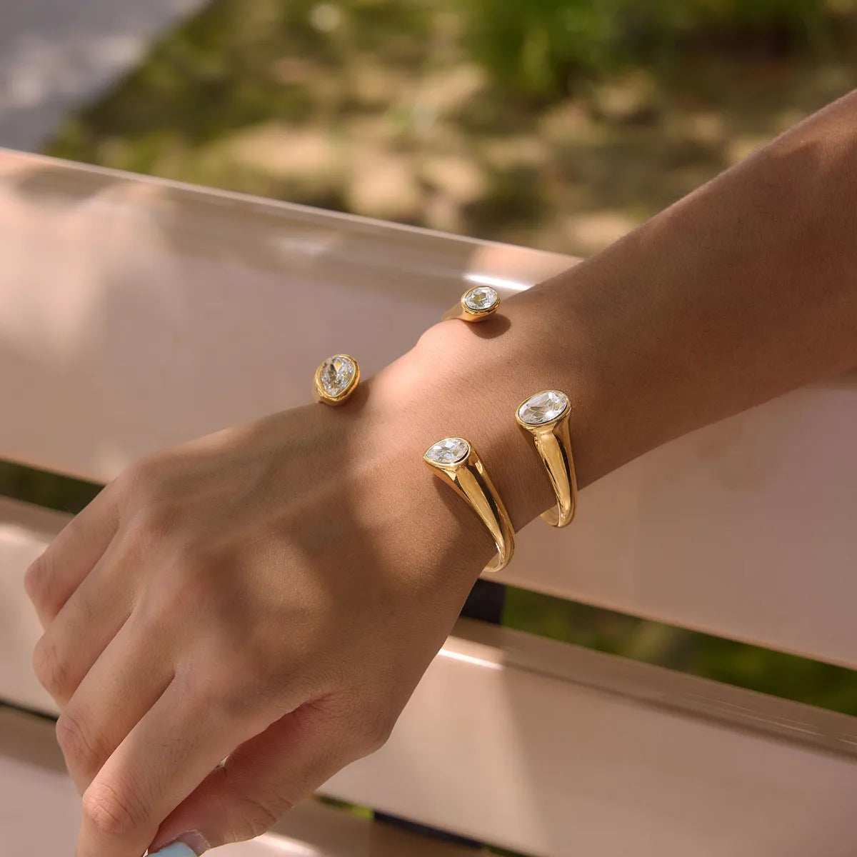 The Sorbonne Avant-Garde Contour PVD Coated Statement Band