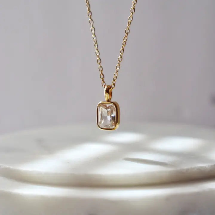 Haven Necklace | Cz Pendant Necklace