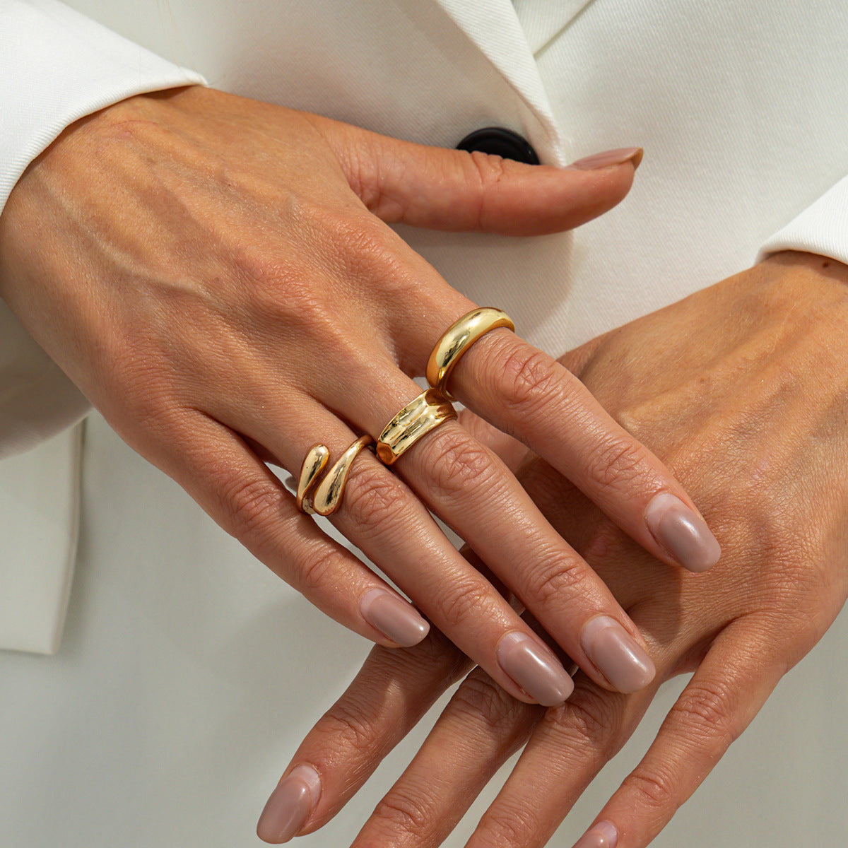The Minimalist Aura Open Ring