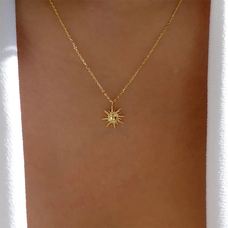 Soleil Sunlight Pendant Necklace - 18K Gold Plated