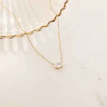 Oval Pendant Necklace