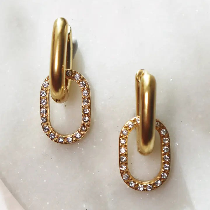 Arabella Double Hoop