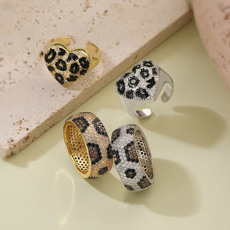 Wild Safari Leopard Ring Collection