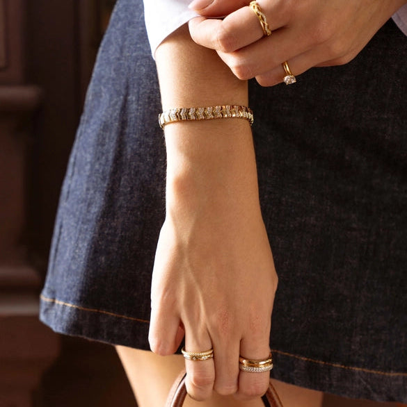 Chevron Chain Bracelet
