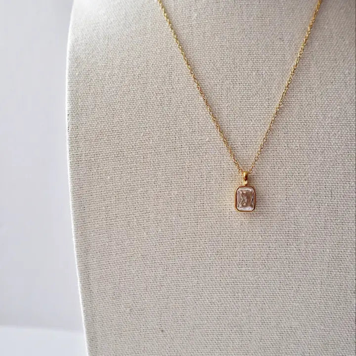 Haven Necklace | Cz Pendant Necklace