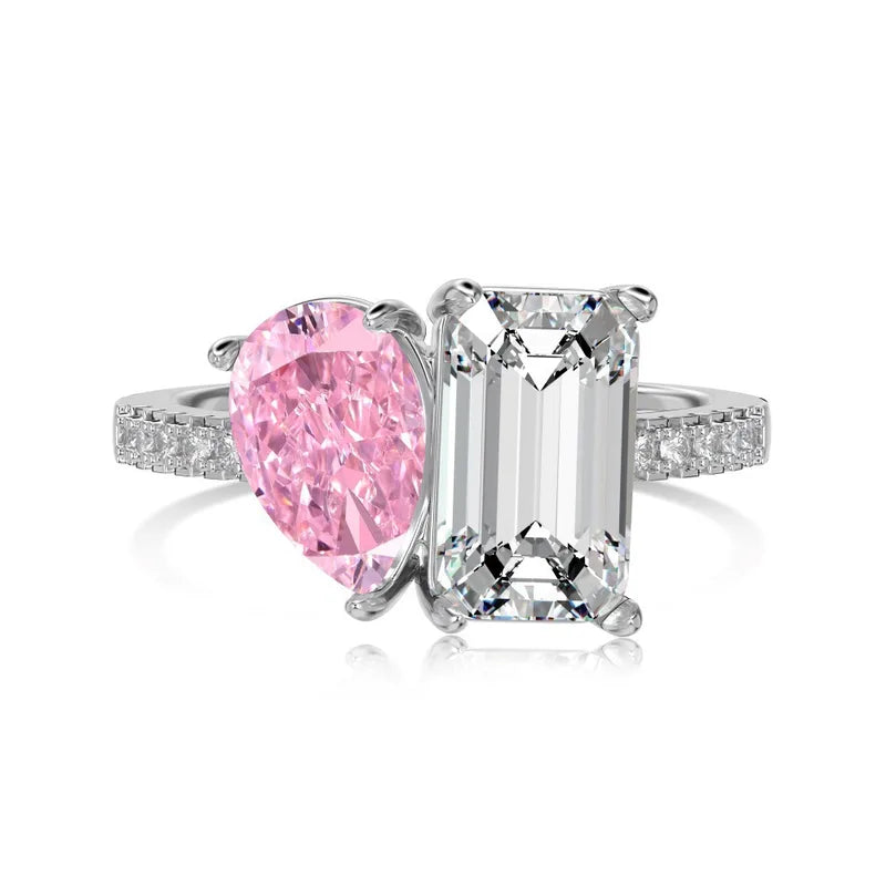The Promise Bow-Knot & Teardrop Sterling Silver Ring