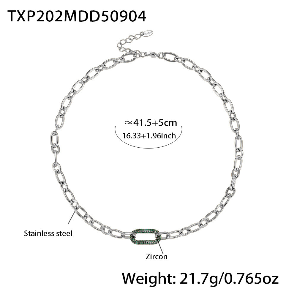 Midnight Pavé Link Set - Necklace & Bracelet