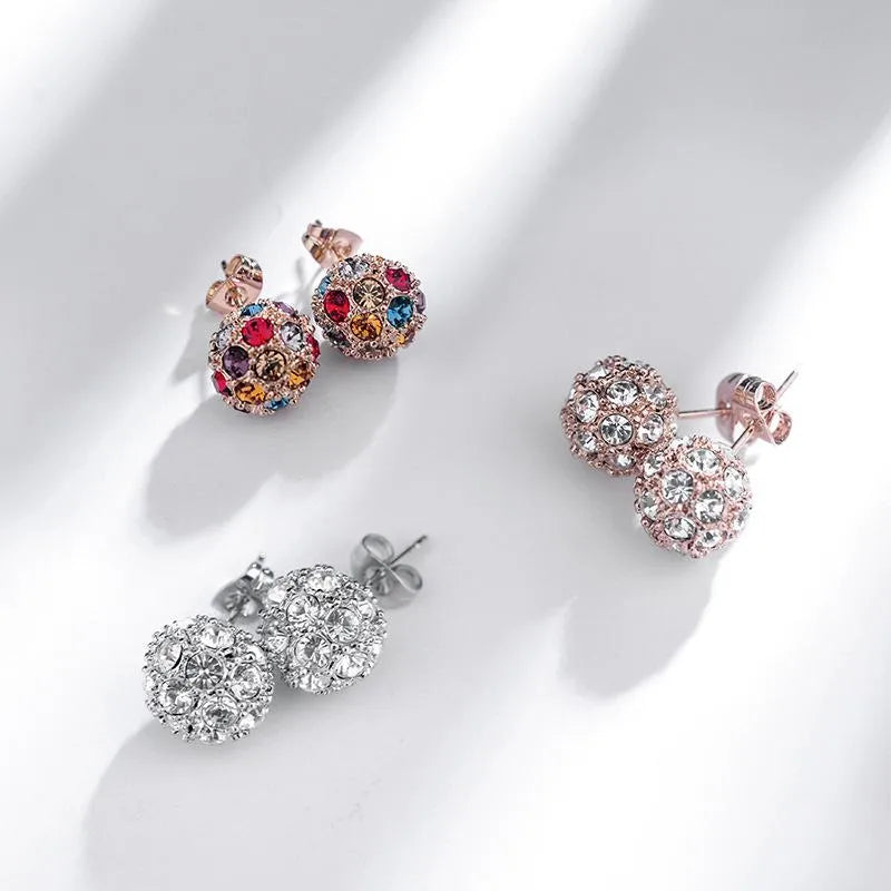The Nova Glitter Ball Statement Earrings