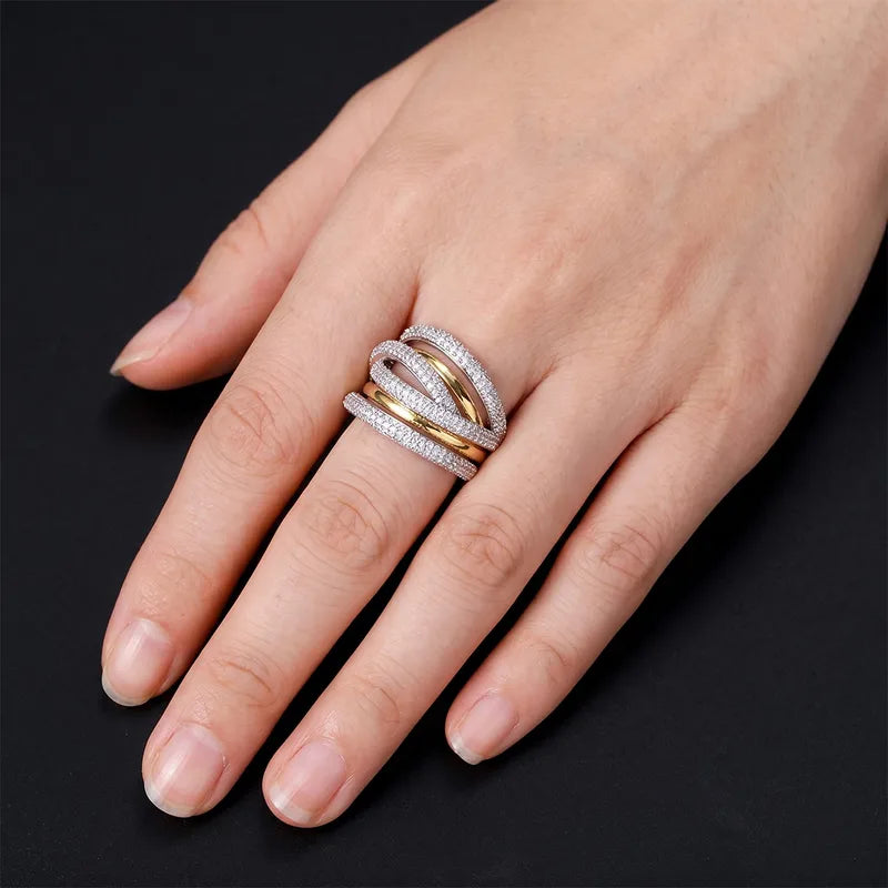 The Sovereign Chunky Multi-Layer Crossover Band