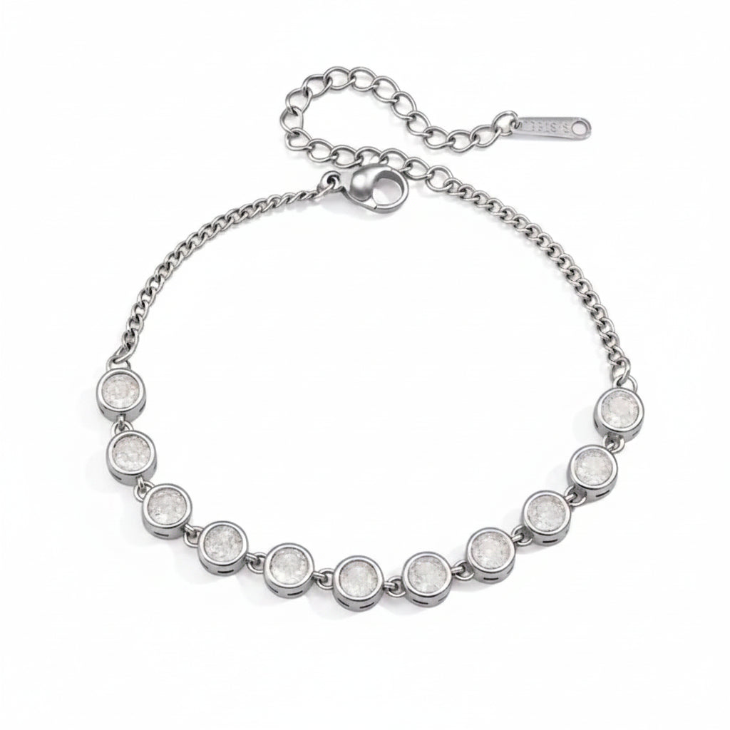 The Eternity Life-Proof PVD Coated Geometric Tennis Chain