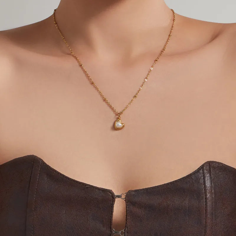 The Alix Tarnish-Free Circular Pearl Disc Statement Choker