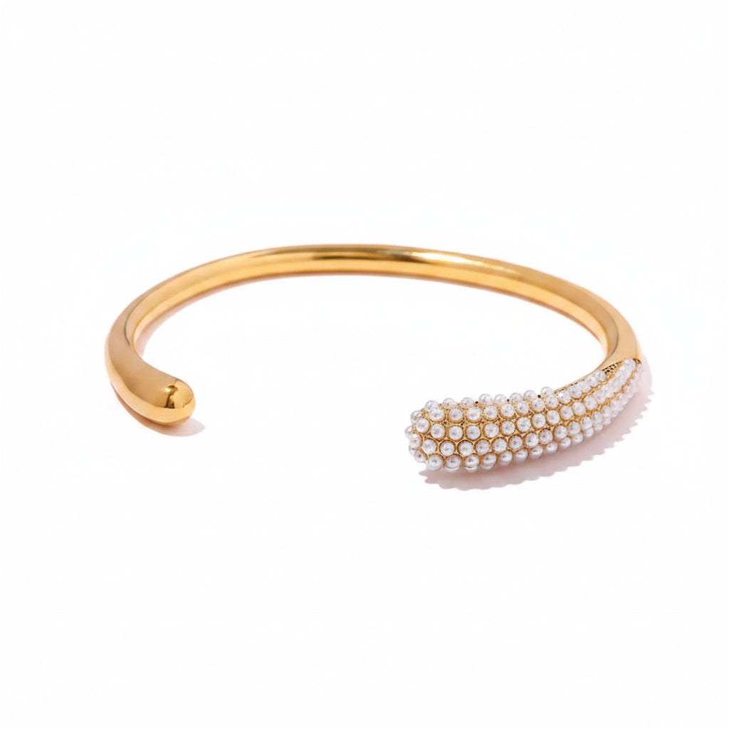 The Chroma Life-Proof PVD Gold Vibrant Geometric Cuff