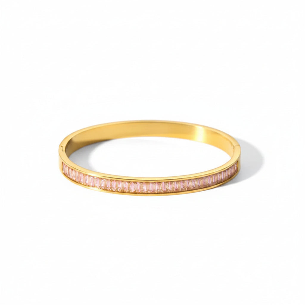 The Athena Stackable Luxury Bangle | 18K Gold PVD