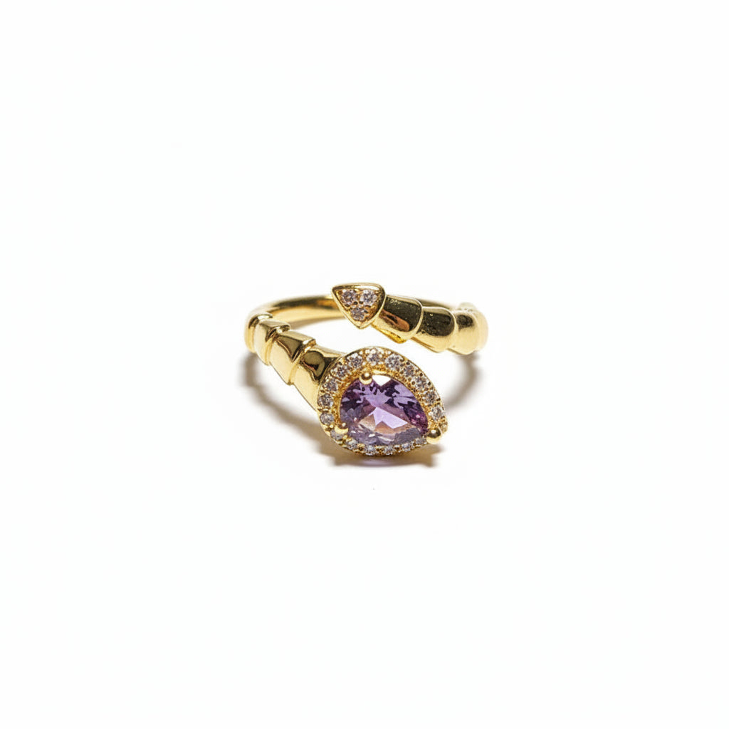 The Cleo Mystic Snake Adjustable Statement Ring